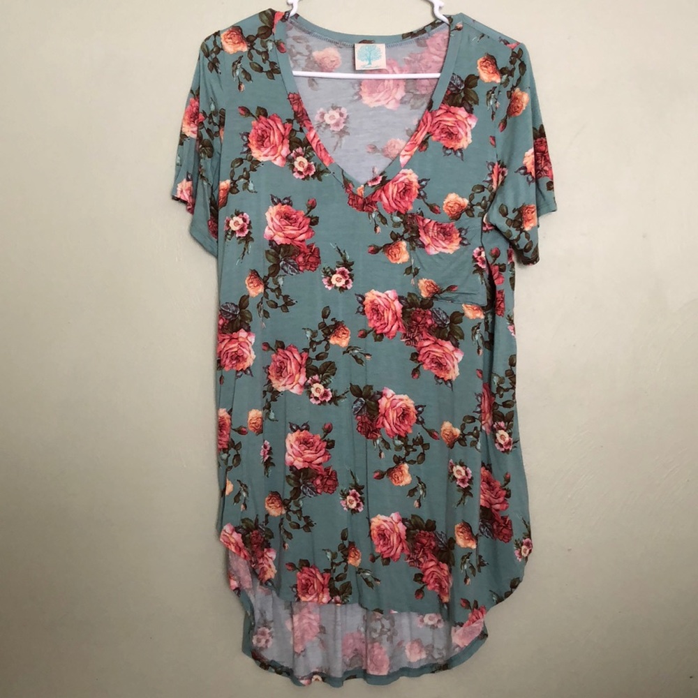 Floral Tunic Tshirt